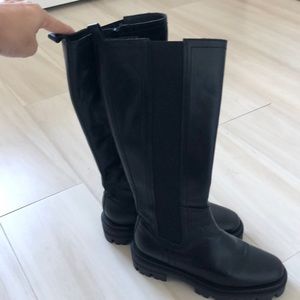 💯% leather ZARA boots NEW